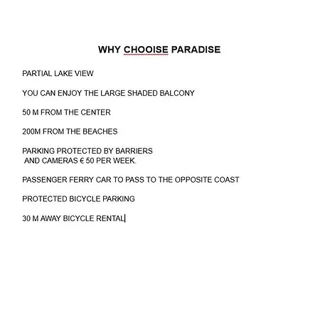 דירה Paradise טורי דל בנקו